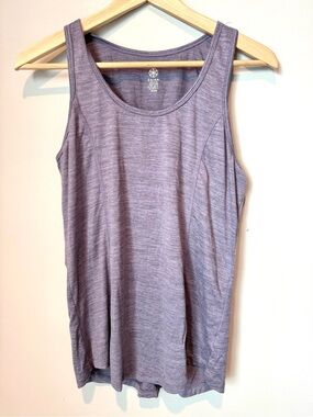Gaiam Women's Lavender Scoop Neck Workout Active Tank Top